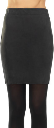 Max Studio Sueded Micro Double Knit Pencil Skirt