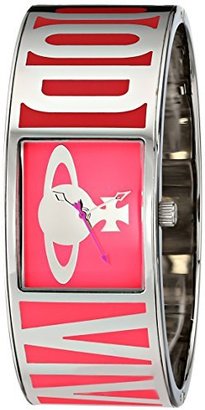 Vivienne Westwood Women's VV084PK Bond Analog Display Swiss Quartz Silver Watch