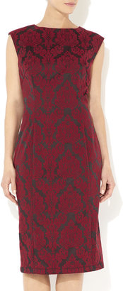 Wallis Red Printed Structured Dress