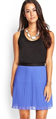 Forever 21 Contemporary Accordion Pleated Twirly Skirt