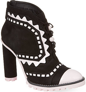Webster Sophia Riko heeled ankle boots Black