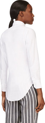 Thom Browne White Oxford Button-Down Shirt