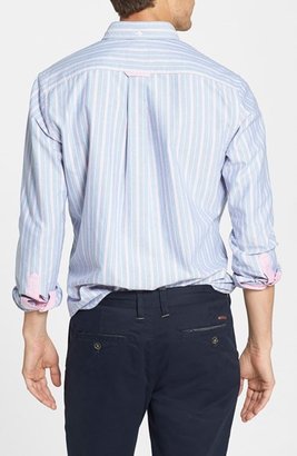 Brooks Brothers Slim Fit Stripe Oxford Sport Shirt