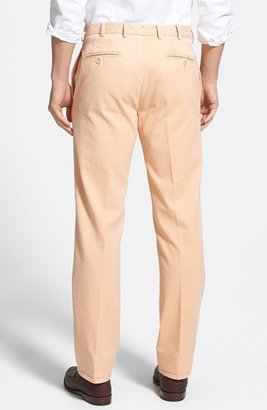 Peter Millar 'Raleigh' Flat Front Washed Cotton Twill Pants
