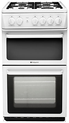 Hotpoint HAG51P Gas Cooker, White