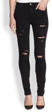 Paige Verdugo Shredded Skinny Jeans