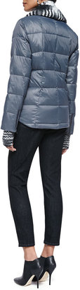 Eileen Fisher Puffer Two-Way Zip Jacket, Petite