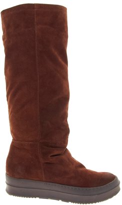 Bronx Flat Suede Brown Boots