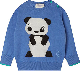 Bonnie Baby Panda intarsia sweater 3-24 months