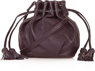 Topshop Mini leather duffle bag