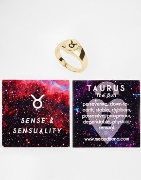 Me & Zena Taurus Midi Ring Gift - Gold