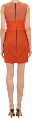 Narciso Rodriguez Colorblock Crossover-Wrap Dress