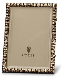 L'OBJET Gold Scales Frame, 5 x 7