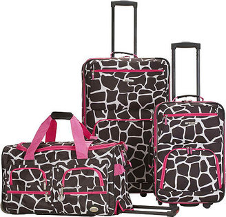 Rockland Spectra 3-pc. Luggage Set-Animal Print