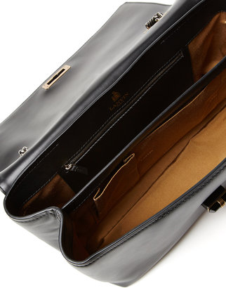 Lanvin Happy Quilted Metallic Leather Large Shoulder Bag