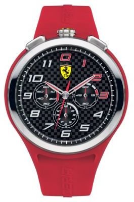 Ferrari Men's Ready Set Go Stainless Steel & Red Watch
