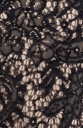 Xscape Evenings Sequin Lace Panel Jersey A-Line Gown