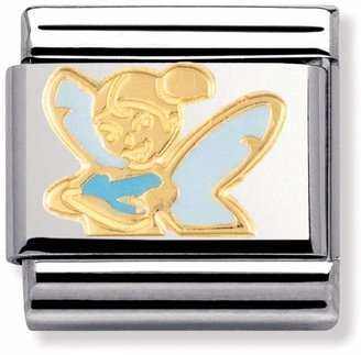 Nomination Stainless Steel, 18ct Gold and Enamel Tinker Bell Classic Charm 030272/21