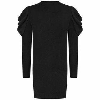GUESS GuessGirls Black Studded Logo Sweater Dress