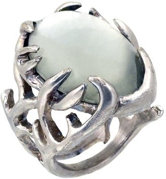 House Of Harlow Antler Ring with Oval Cabochon
