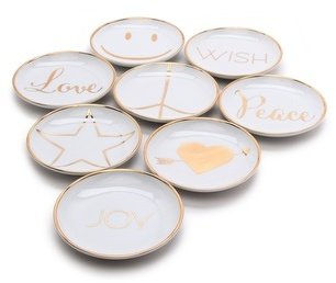 C. Wonder Peace & Love Mini Appetizer Plate Set