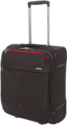 Delsey Axial black 2 wheels soft cabin suitcase