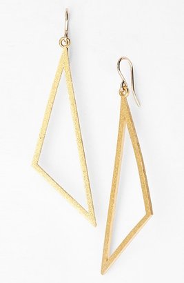 Dogeared 'Be Your Own Kind of Beautiful' Boxed Triangle Drop Earrings
