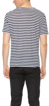 Theory Andrion Striped T-Shirt