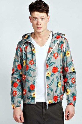 boohoo Floral Tropical Cagoule