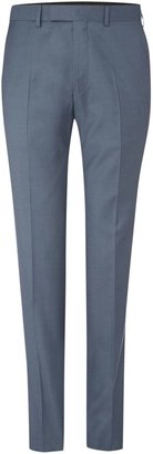Simon Carter Men's Contrast twill slim fit suit trousers