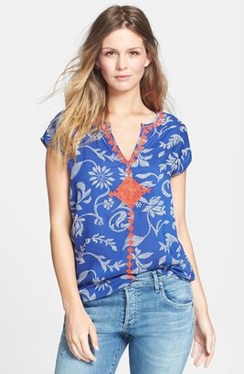 Lucky Brand Batik Floral Shirt