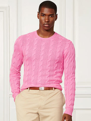 Ralph Lauren Cable-Knit Cashmere Sweater