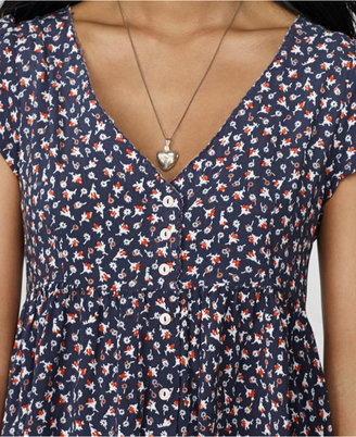 Denim & Supply Ralph Lauren Short-Sleeve Floral-Print Shirtdress