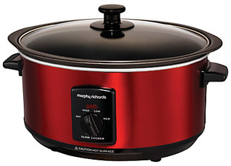 Morphy Richards Sear and Stew Slow Cooker, Red