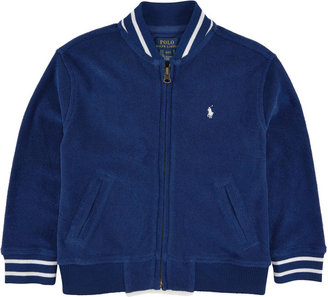 Ralph Lauren Full zip College French terry sweatshirt - Navy blue