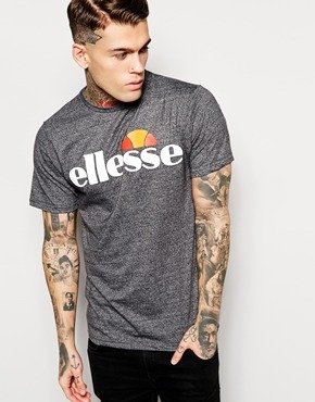 Ellesse T-Shirt With Classic Logo - black