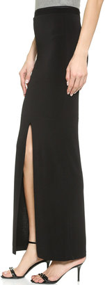 Alice + Olivia AIR by Front Slit Ankle Length Skirt