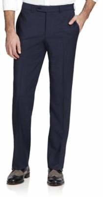 Saks Fifth Avenue Wool Micro Check Trousers