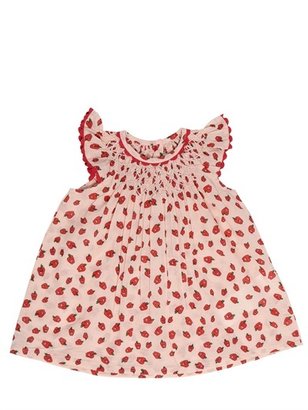Stella McCartney Kids - Apple Printed Organic Cotton Voile Dress