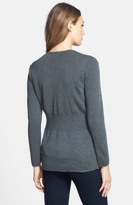 Nic+Zoe 'Back of the Chair' V-Neck Cardigan (Petite)