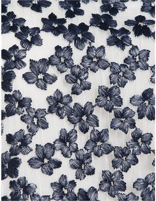 J.W.Anderson Navy Floral Moon Top