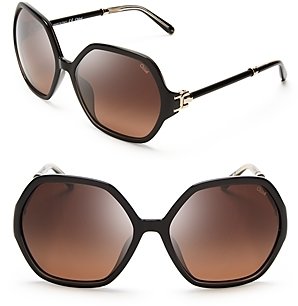 Chloé Marcie Hexagonal Oversized Sunglasses