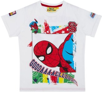 Spiderman Fabric Flavours Boys Football T-Shirt