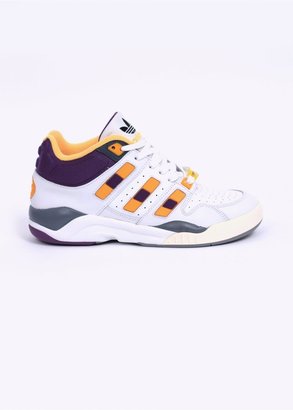 adidas Footwear Torsion Court Strategy - White / Yellow / Purple