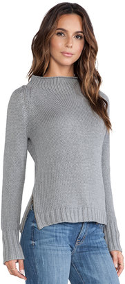 Ever Lizzy Crop Side Zip Sweater