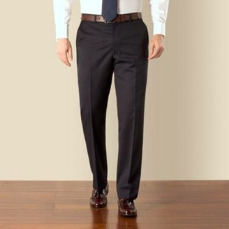 Pierre Cardin Plain navy regular fit trouser