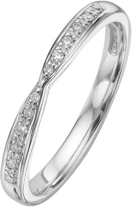Everlasting Diamonds 18 Carat White Gold 10 Point Made To Fit Wedding Band