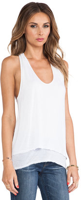 LAmade Racerback High-Low Double Layer Tank