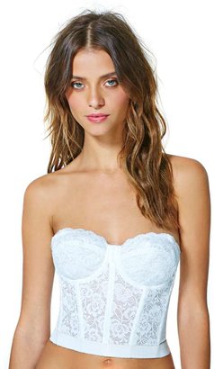 Nasty Gal Erotica Lace Bustier - White