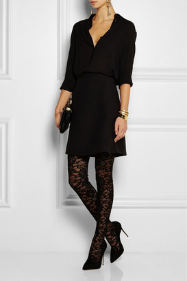 Dolce & Gabbana Stretch-lace thigh boots